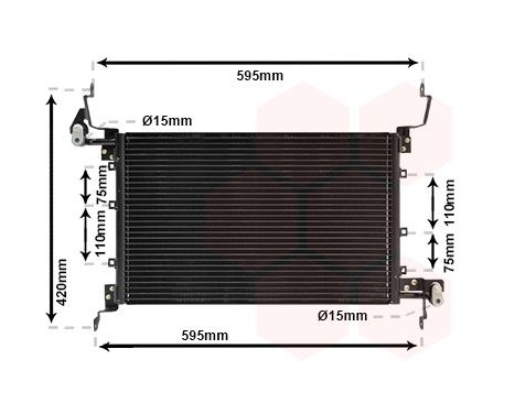 Kondensor, klimatanläggning 17005204 International Radiators, bild 2