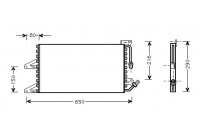 Kondensor, klimatanläggning 17005205 International Radiators