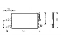 Kondensor, klimatanläggning 17005215 International Radiators