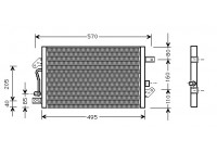 Kondensor, klimatanläggning 17005241 International Radiators