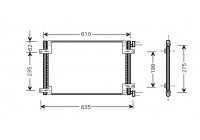 Kondensor, klimatanläggning 17005255 International Radiators