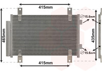 Kondensor, klimatanläggning 17005351 International Radiators