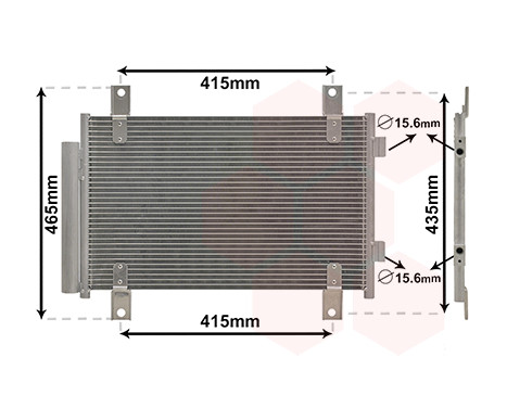 Kondensor, klimatanläggning 17005351 International Radiators