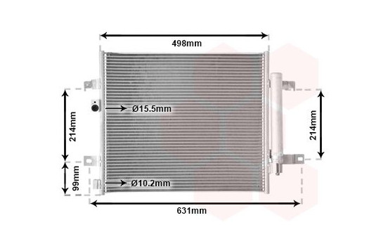Kondensor, klimatanläggning 17015703 International Radiators