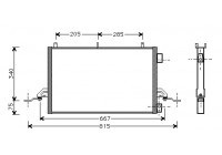 Kondensor, klimatanläggning 18005242 International Radiators