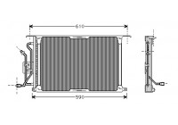 Kondensor, klimatanläggning 18005258 International Radiators