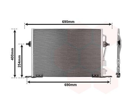 Kondensor, klimatanläggning 18005259 International Radiators, bild 2