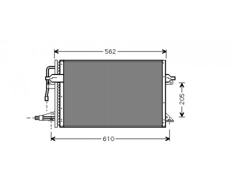 Kondensor, klimatanläggning 18005323 International Radiators