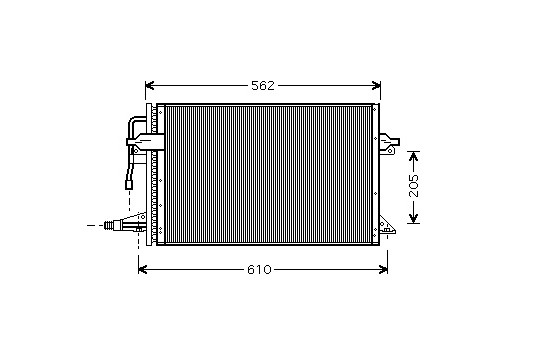 Kondensor, klimatanläggning 18005323 International Radiators
