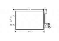 Kondensor, klimatanläggning 18005395 International Radiators