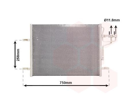 Kondensor, klimatanläggning 18005483 International Radiators