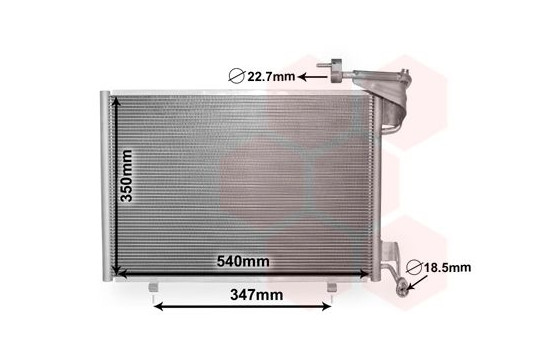 Kondensor, klimatanläggning 18005592 International Radiators