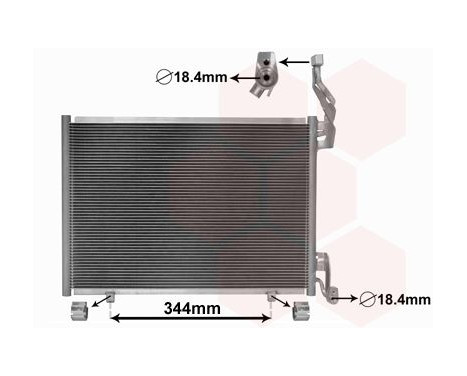 Kondensor, klimatanläggning 18015702 International Radiators