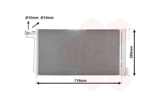 Kondensor, klimatanläggning 18015715 International Radiators