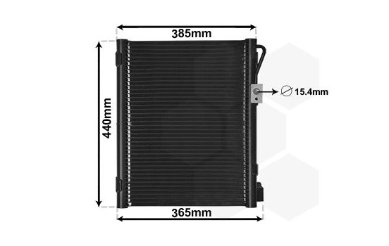 Kondensor, klimatanläggning 20015701 International Radiators