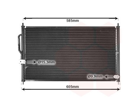 Kondensor, klimatanläggning 25005062 International Radiators