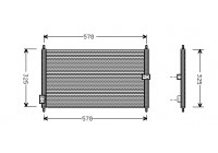 Kondensor, klimatanläggning 25005086 International Radiators
