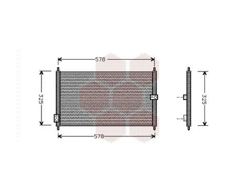 Kondensor, klimatanläggning 25005086 International Radiators, bild 2