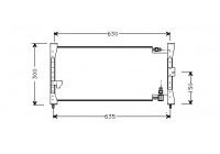 Kondensor, klimatanläggning 25005088 International Radiators