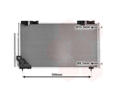 Kondensor, klimatanläggning 25005186 International Radiators