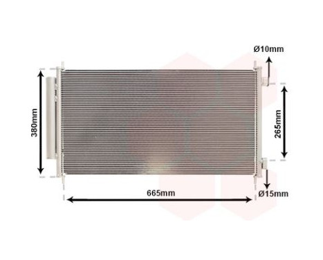 Kondensor, klimatanläggning 25005214 International Radiators