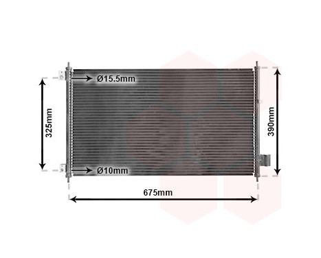 Kondensor, klimatanläggning 25005229 International Radiators