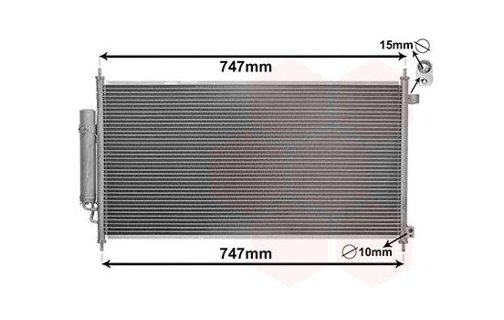 Kondensor, klimatanläggning 25005233 International Radiators