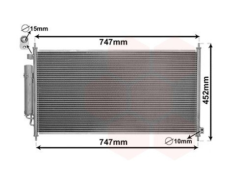 Kondensor, klimatanläggning 25005234 International Radiators
