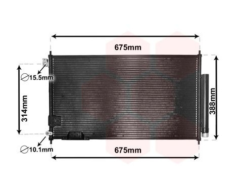Kondensor, klimatanläggning 25005239 International Radiators