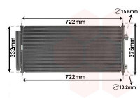 Kondensor, klimatanläggning 25005248 International Radiators
