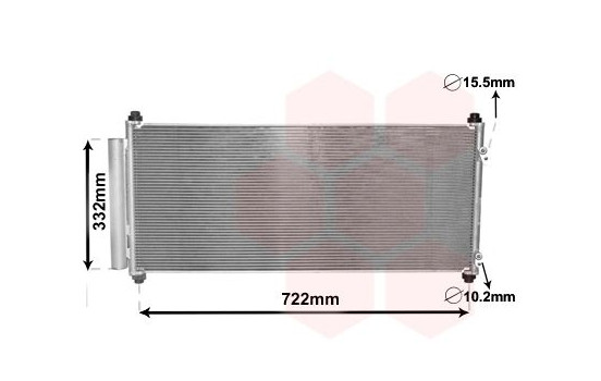 Kondensor, klimatanläggning 25005264 International Radiators