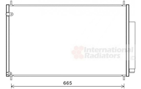 Kondensor, klimatanläggning 25005279 International Radiators
