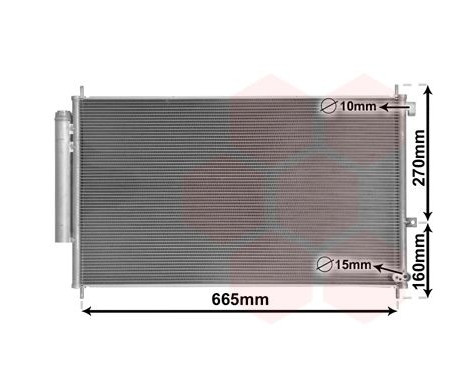 Kondensor, klimatanläggning 25015701 International Radiators