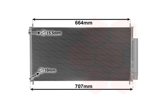 Kondensor, klimatanläggning 25015703 International Radiators