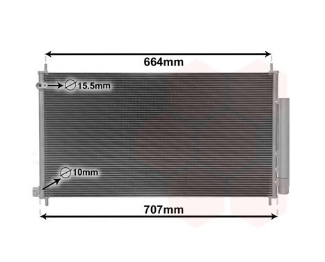 Kondensor, klimatanläggning 25015704 International Radiators