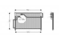 Kondensor, klimatanläggning 27005107 International Radiators