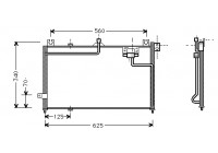 Kondensor, klimatanläggning 27005125 International Radiators