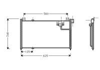 Kondensor, klimatanläggning 27005127 International Radiators