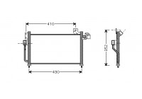 Kondensor, klimatanläggning 27005155 International Radiators