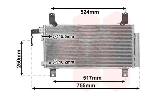 Kondensor, klimatanläggning 27005158 International Radiators