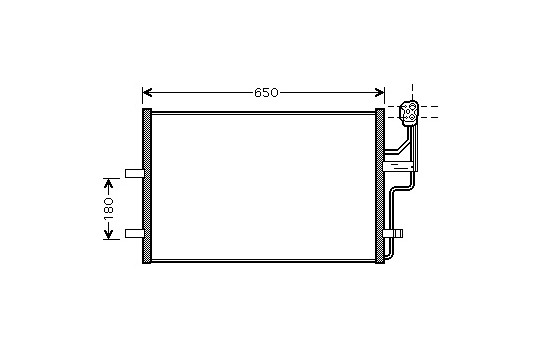 Kondensor, klimatanläggning 27005186 International Radiators