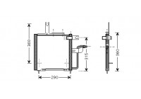 Kondensor, klimatanläggning 27005197 International Radiators