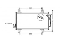 Kondensor, klimatanläggning 27005231 International Radiators