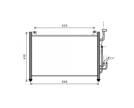 Kondensor, klimatanläggning 27005236 International Radiators