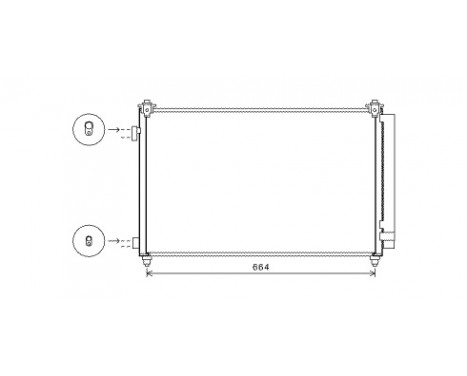 Kondensor, klimatanläggning 27005241 International Radiators