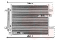 Kondensor, klimatanläggning 27005294 International Radiators