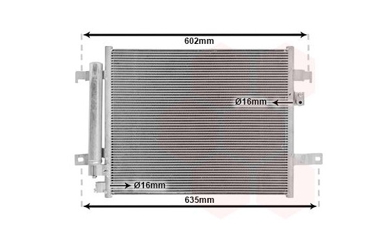 Kondensor, klimatanläggning 27005294 International Radiators