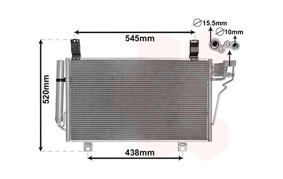 Kondensor, klimatanläggning 27015700 International Radiators