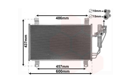 Kondensor, klimatanläggning 27015701 International Radiators
