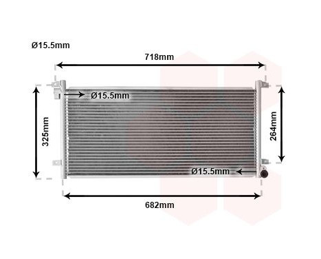 Kondensor, klimatanläggning 28005044 International Radiators, bild 2